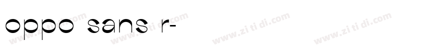 oppo sans r字体转换